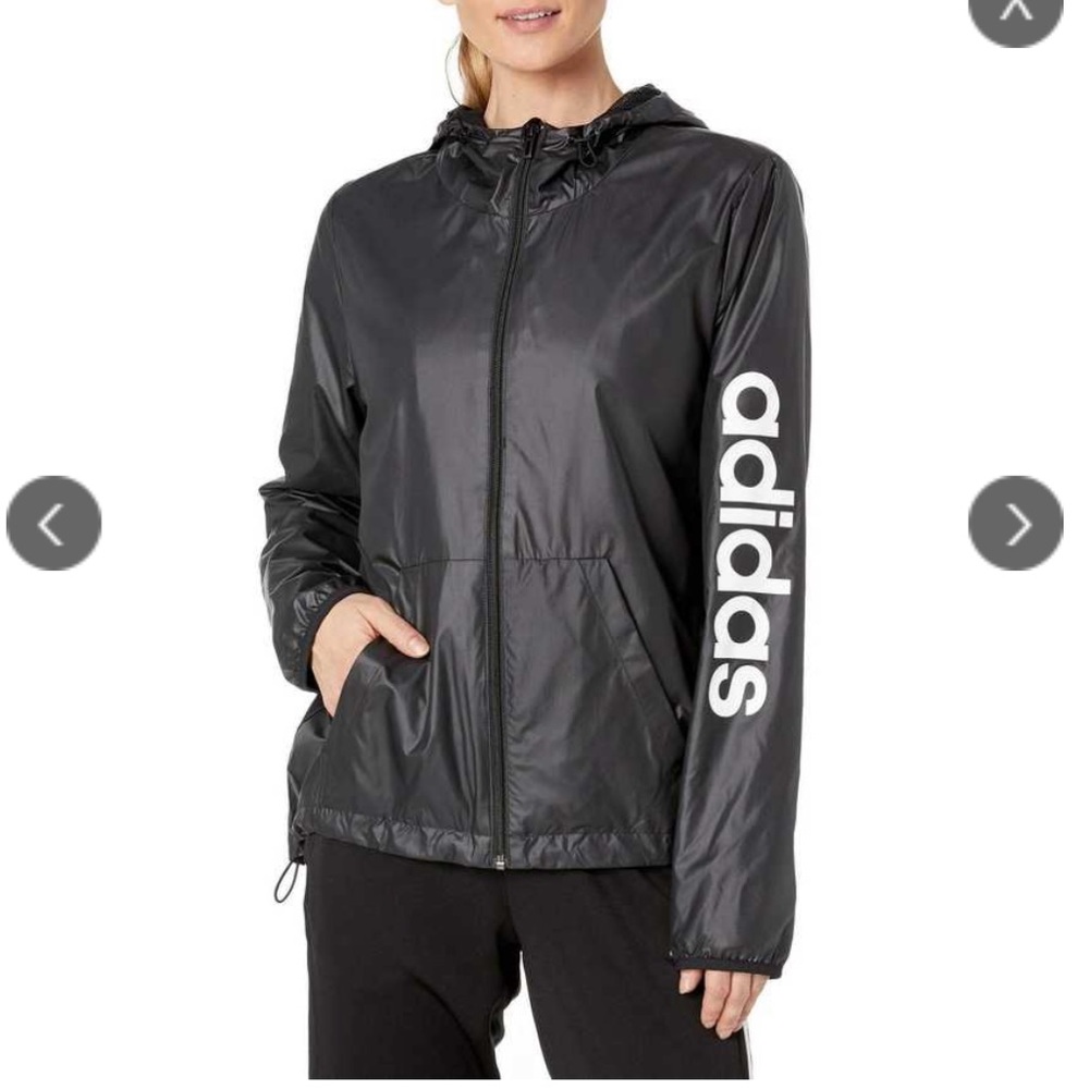 Adidas Women's Essential Linear Windbreaker…